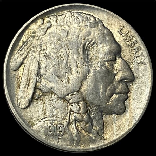1919 Buffalo Nickel NEARLY UNCIRCULATED