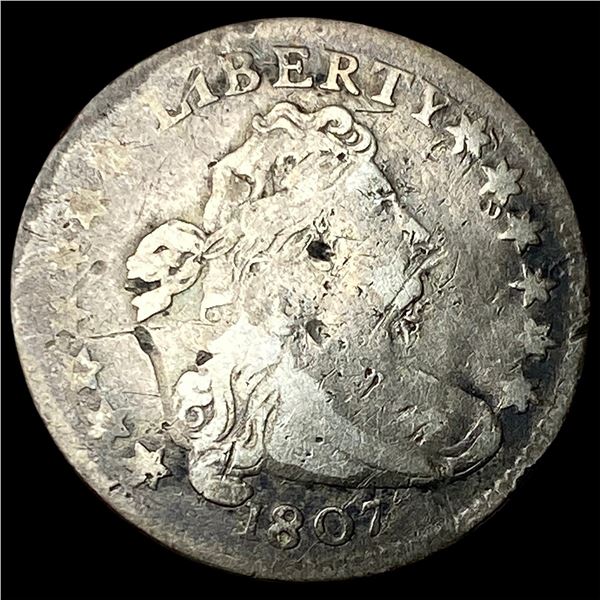 1807 Draped Bust Half Dollar NICELY  CIRCULATED