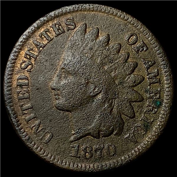 1870 Indian Head Cent NICELY CIRCULATED