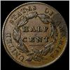 Image 2 : 1828 Copper Half Cent CLOSELY UNCIRCULATED