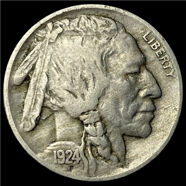 1924-D Buffalo Nickel NEARLY UNCIRCULATED