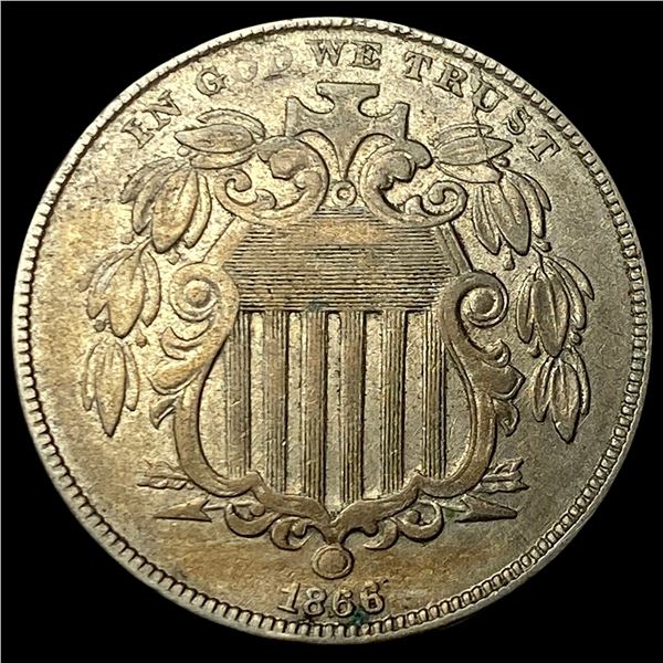1866 Shield Nickel CLOSELY UNCIRCULATED