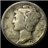 Image 1 : 1921 Silver Mercury Dime LIGHTLY CIRCULATED