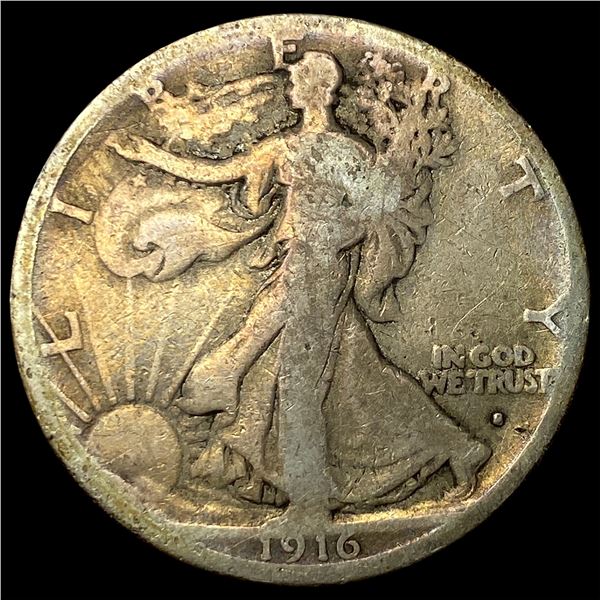 1916-S Walking Liberty Half Dollar NICELY   CIRCULATED