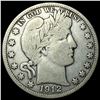 Image 1 : 1912-S Silver Barber Half Dollar LIGHTLY   CIRCULATED