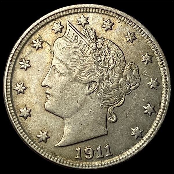 1911 Liberty Head Nickel CLOSELY UNCIRCULATED