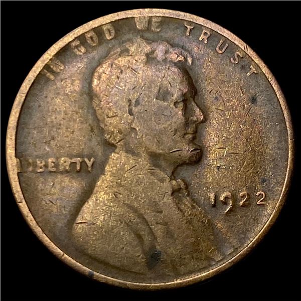1922 No D Lincoln Wheat Cent NICELY   CIRCULATED