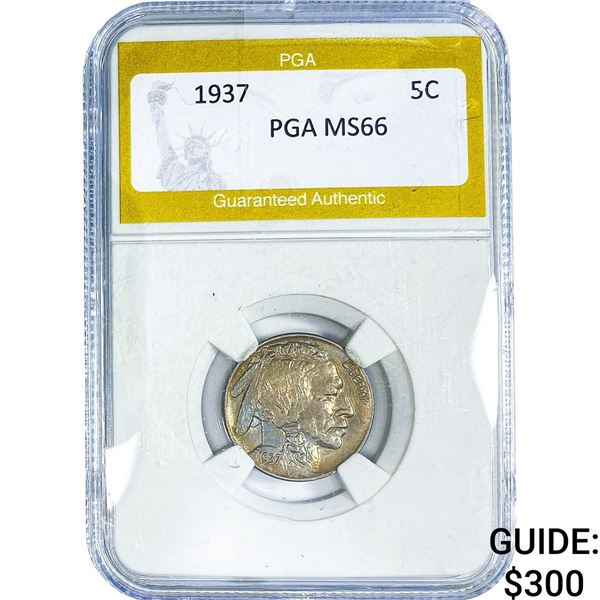 1937 Buffalo Nickel PGA MS66