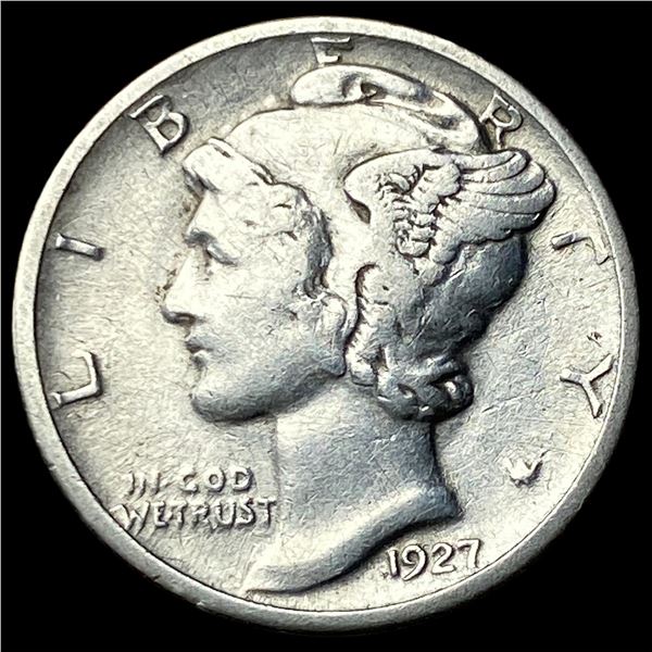 1927-D Silver Mercury Dime NEARLY   UNCIRCULATED