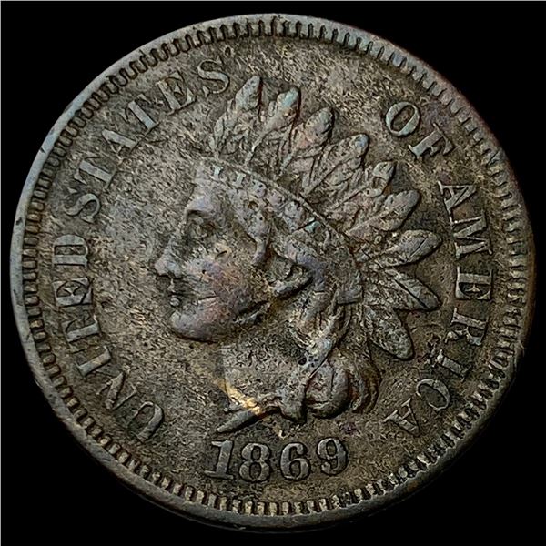 1869 Indian Head Cent CLOSELY UNCIRCULATED