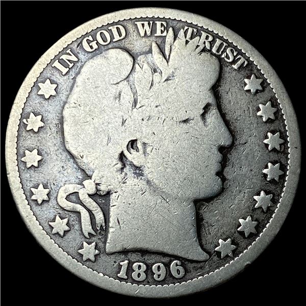 1896-O Silver Half Dollar NICELY CIRCULATED