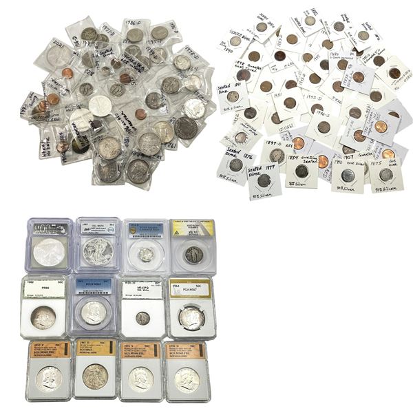 Mixed Dates Various U.S. Coin Lot 1C-$1