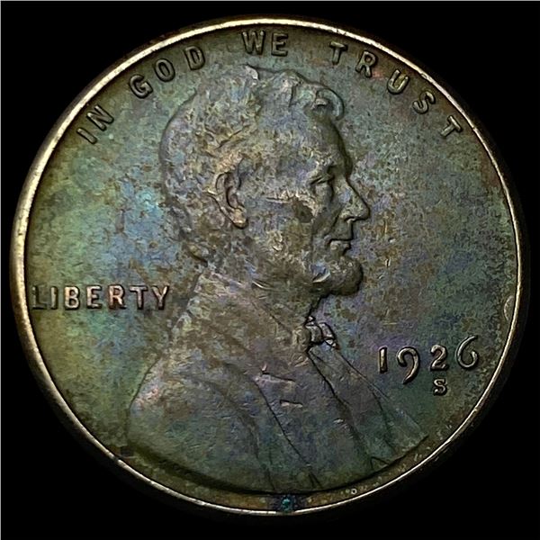 1926-S Lincoln Wheat Cent CLOSELY   UNCIRCULATED