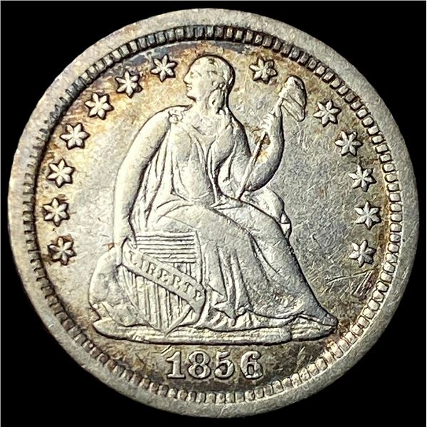1856-O Silver Half Dime NEARLY UNCIRCULATED