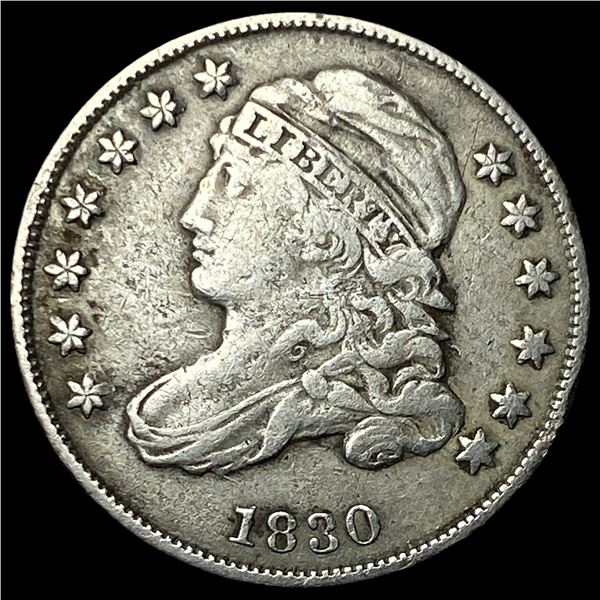 1830 Capped Bust Dime LIGHTLY CIRCULATED