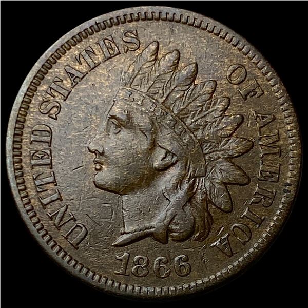 1866 Indian Head Cent CLOSELY UNCIRCULATED