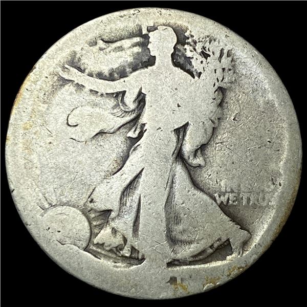 Walking Liberty Half Dollar 1921-D NICELY CIRCULATED