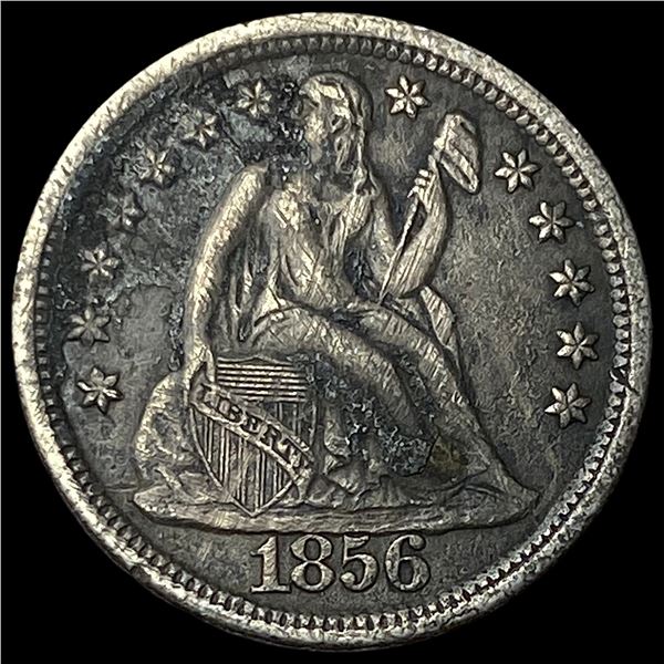 1856 Seated Liberty Dime NEARLY UNCIRCULATED