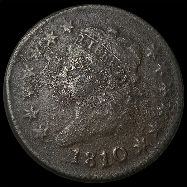 1810 Classic Head Large Cent NICELY   CIRCULATED