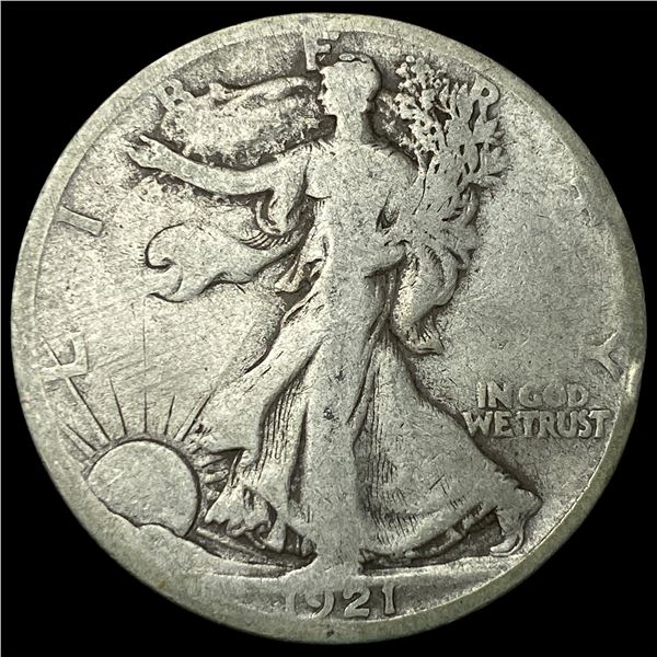 1921-S Silver Walking Liberty Half Dollar   NICELY CIRCULATED