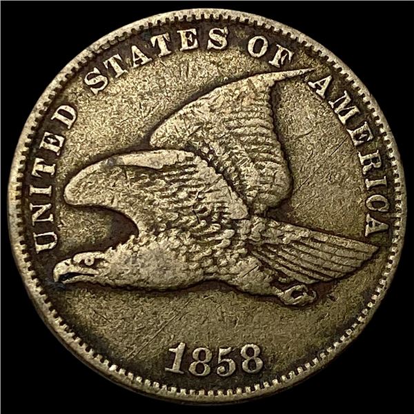 1858 Flying Eagle Cent LIGHTLY CIRCULATED