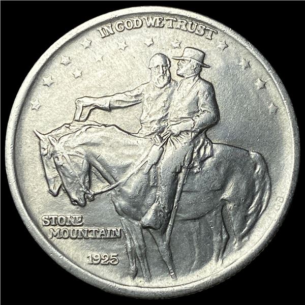 1925 Silver Stone Mountain Half Dollar  UNCIRCULATED