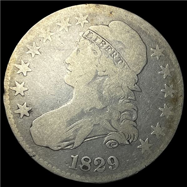 1829 Capped Bust Half Dollar NICELY  CIRCULATED