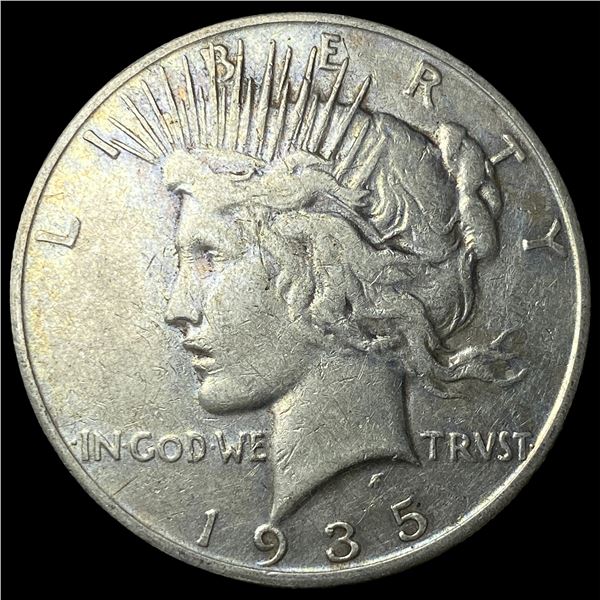 1935-S Silver Peace Dollar NEARLY  UNCIRCULATED