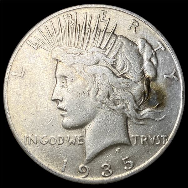 1935-S Silver Peace Dollar CLOSELY  UNCIRCULATED