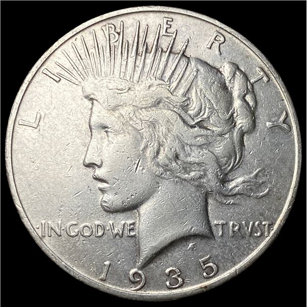 1935-S Silver Peace Dollar CLOSELY  UNCIRCULATED