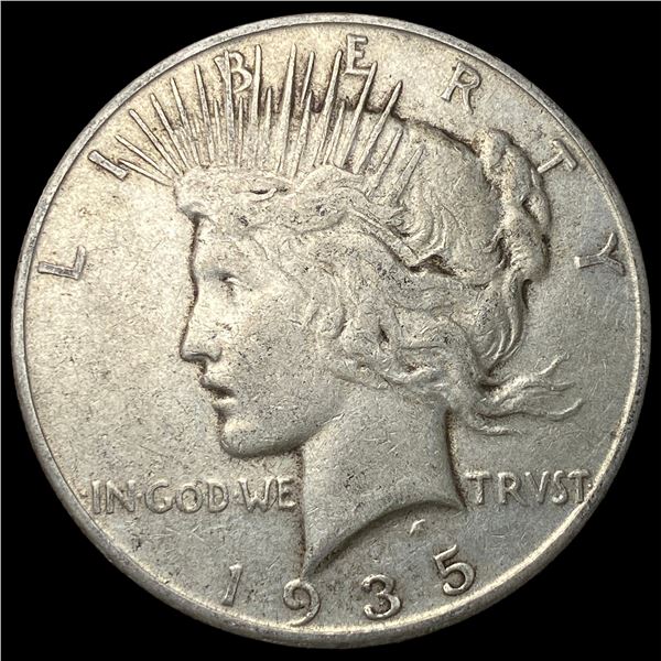1935-S Silver Peace Dollar CLOSELY  UNCIRCULATED