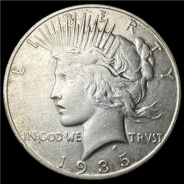 1935-S Silver Peace Dollar CLOSELY  UNCIRCULATED