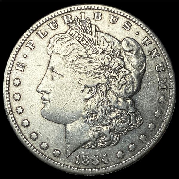 1884-S Morgan Silver Dollar NEARLY  UNCIRCULATED