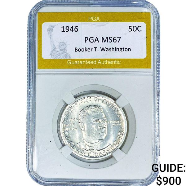 1946 Booker T Half Dollar PGA MS67