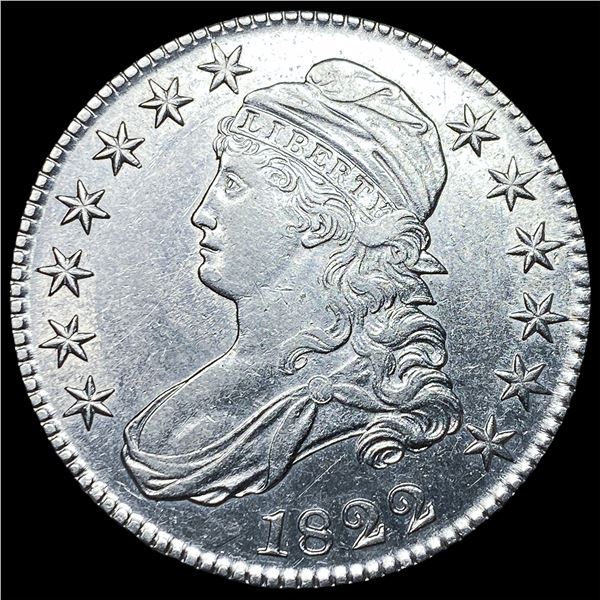 1822 Capped Bust Half Dollar NEARLY  UNCIRCULATED