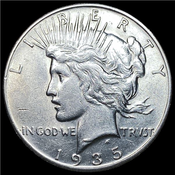 1935-S Silver Peace Dollar CLOSELY  UNCIRCULATED