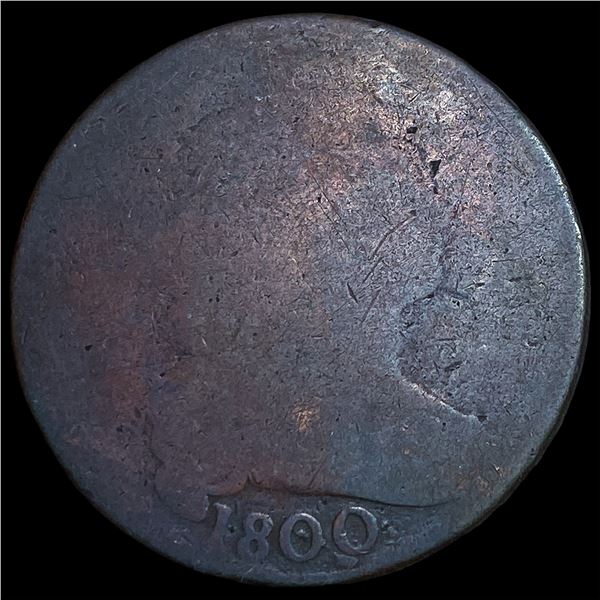 1800 Draped Bust Large Cent NICELY CIRCULATED