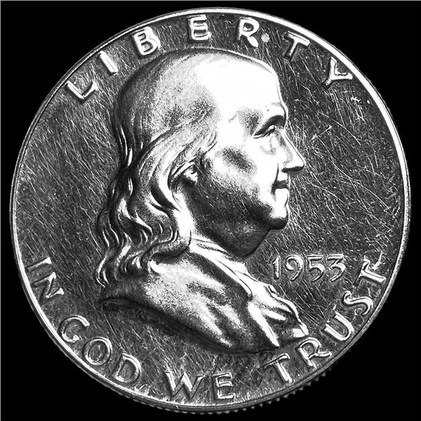 1953 Silver Franklin Half Dollar GEM PROOF