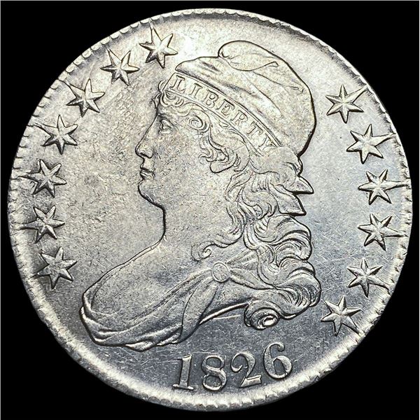 1826 Capped Bust Half Dollar CHOICE AU