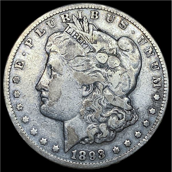 1893 Morgan Silver Dollar LIGHTLY CIRCULATED
