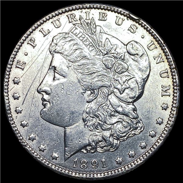 1891-CC Silver Morgan Dollar HIGH GRADE