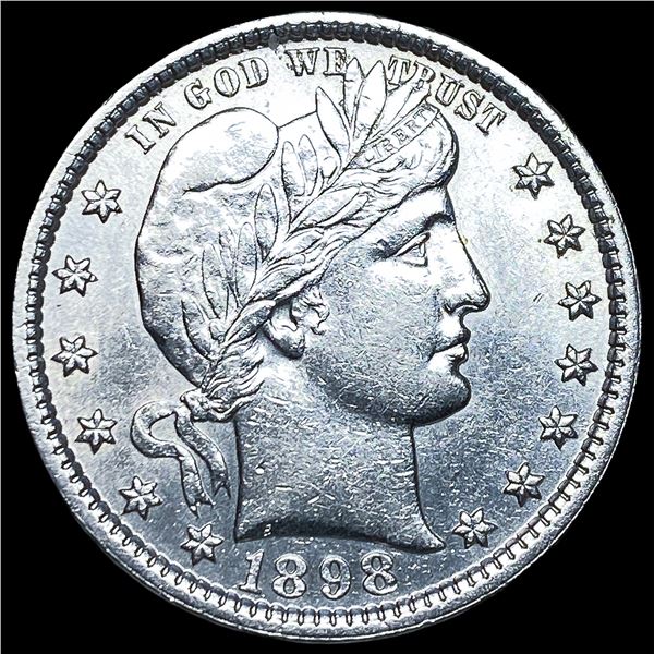 1898 Barber Quarter Dollar UNCIRCULATED