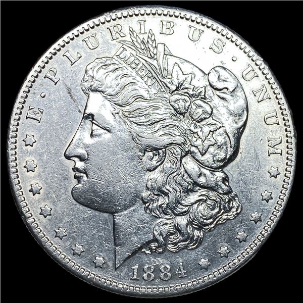 1884-S Silver Morgan Dollar ABOUT  UNCIRCULATED