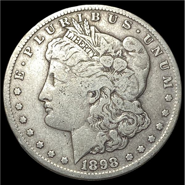 1898-S Silver Morgan Dollar ABOUT  UNCIRCULATED