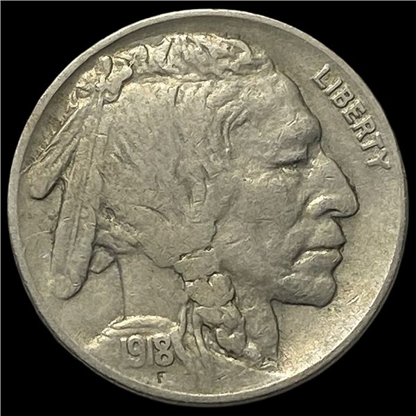 1918-S Buffalo Nickel ABOUT UNCIRCULATED
