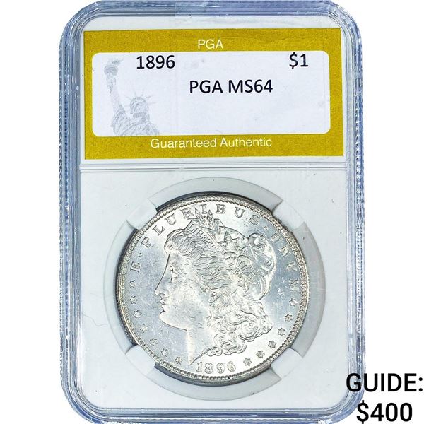 1896 Morgan Silver Dollar PGA MS64