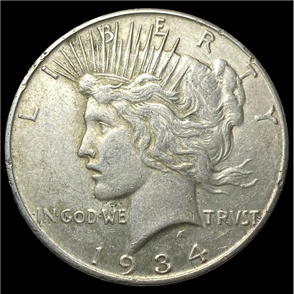 1934-D Silver Peace Dollar CLOSELY  UNCIRCULATED
