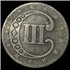 Image 2 : 1852 Silver Three-Cent Piece LIGHTLY  CIRCULATED