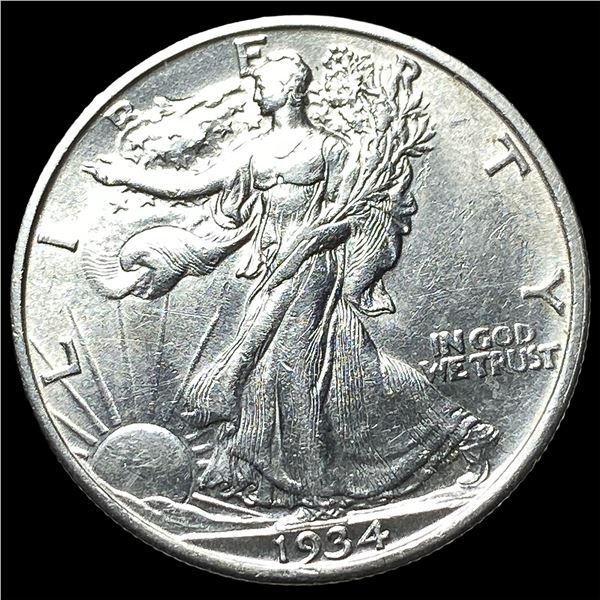 1934-S Silver Walking Liberty Half Dollar  UNCIRCULATED
