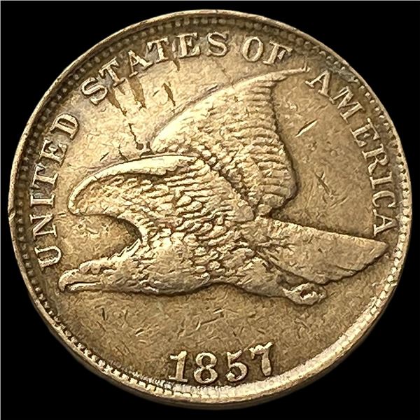 1857 Flying Eagle Cent CLOSELY UNCIRCULATED